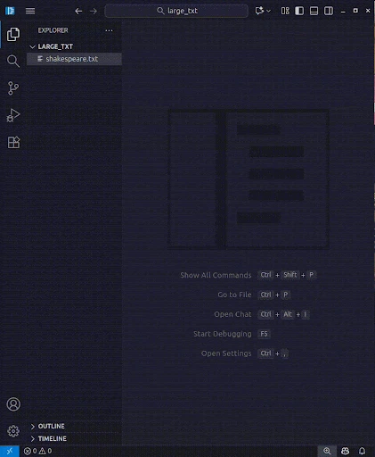 Shakespeare File After Change
