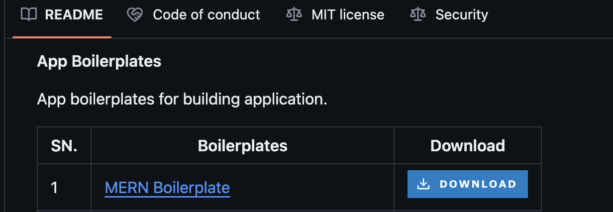 mern boilerplate