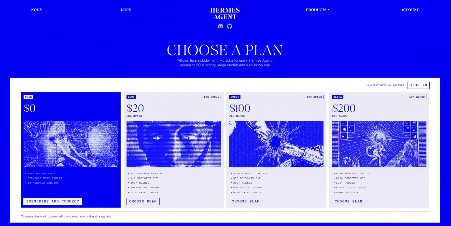 HermesAgent_ChoosePlan.png