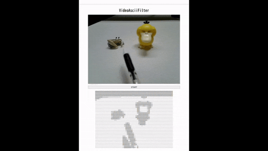 RustとWebAssemblyでAsciiVideo作ってみた.gif