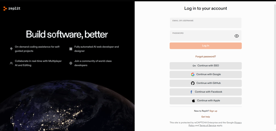 サインイン画面