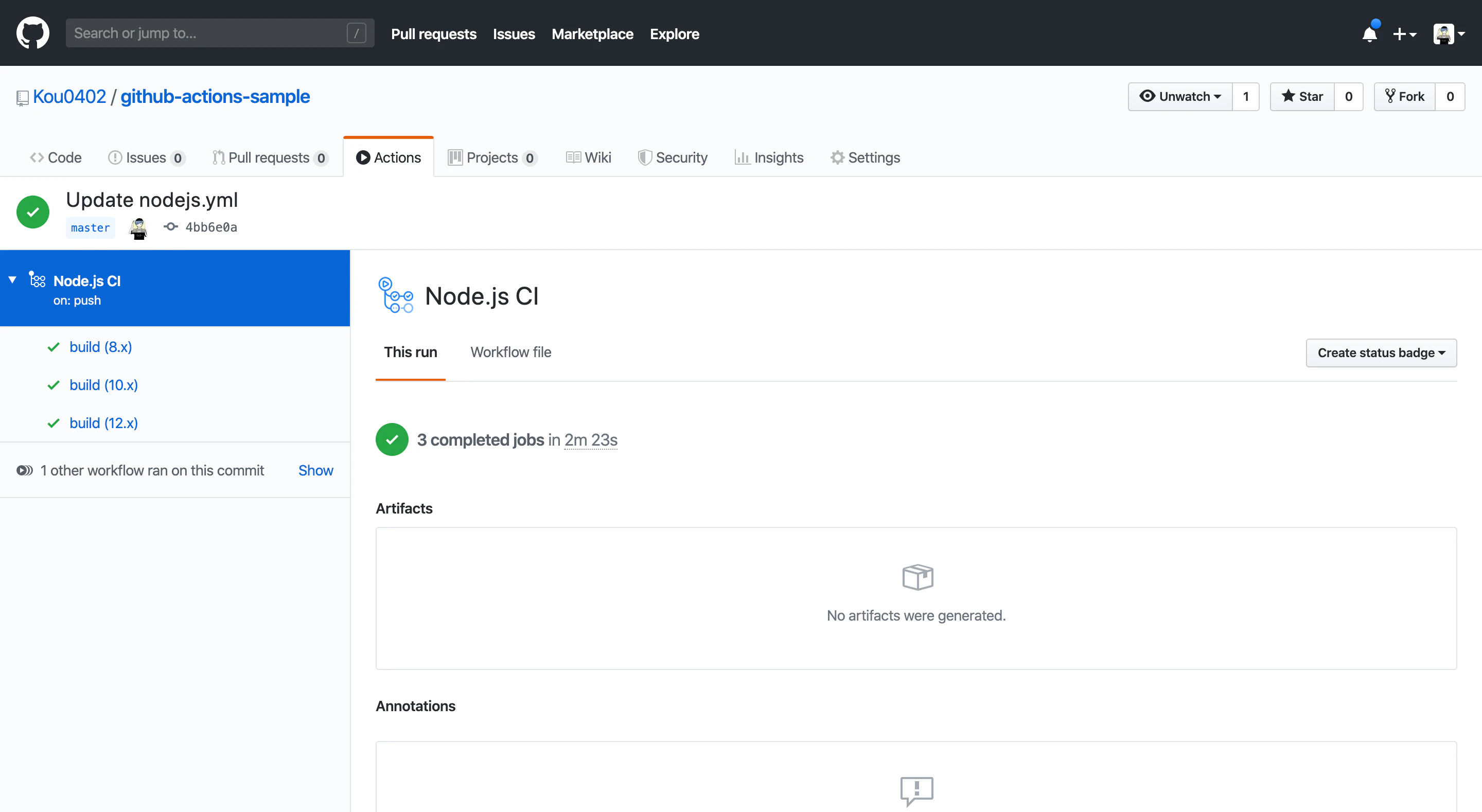 FireShot Capture 062 - Update nodejs.yml · Kou0402_github-actions-sample@4bb6e0a - github.com.png