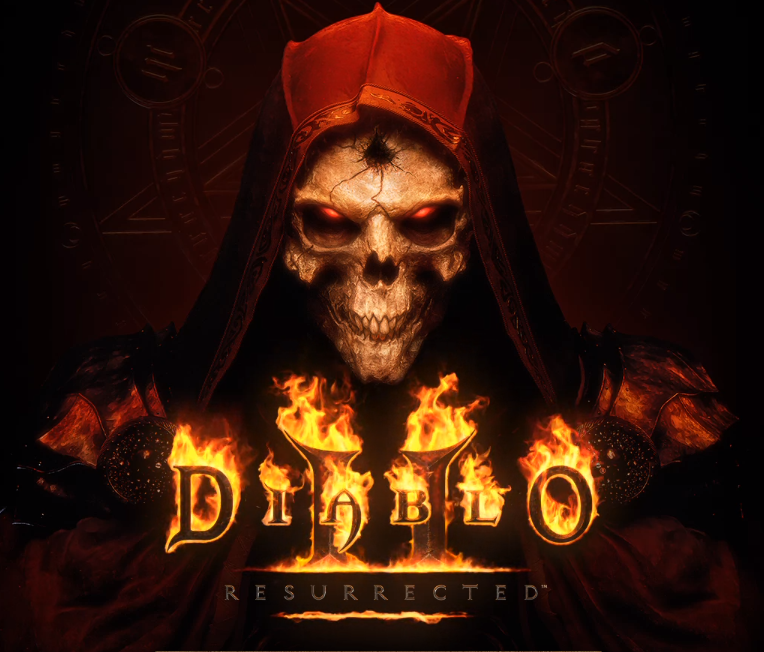 ファイヤエフェクトの例 Diablo2 resurrectedの公式ページより引用
