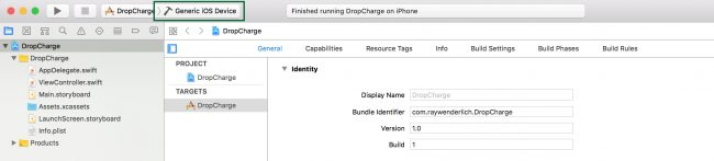 Generic iOS Deviceを選択してください。