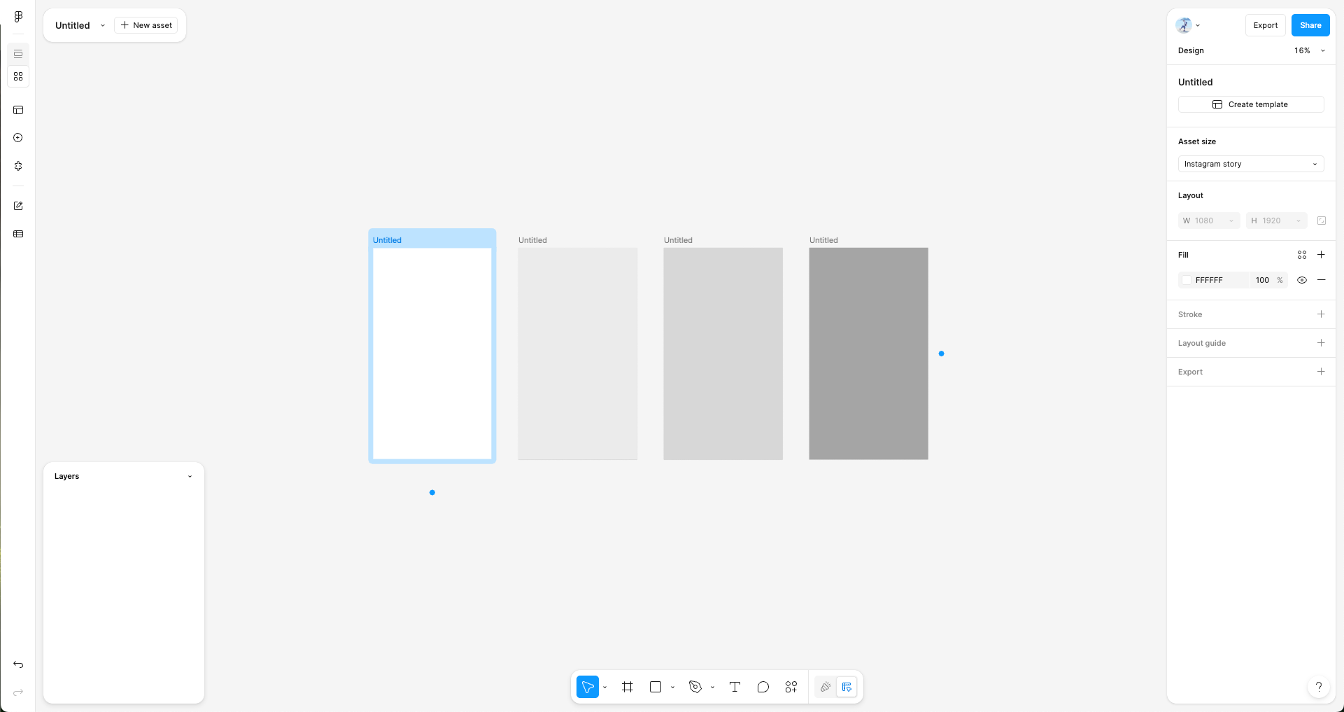 Grid viewのスクリーンショット