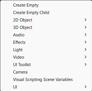 オブジェクト等の作成