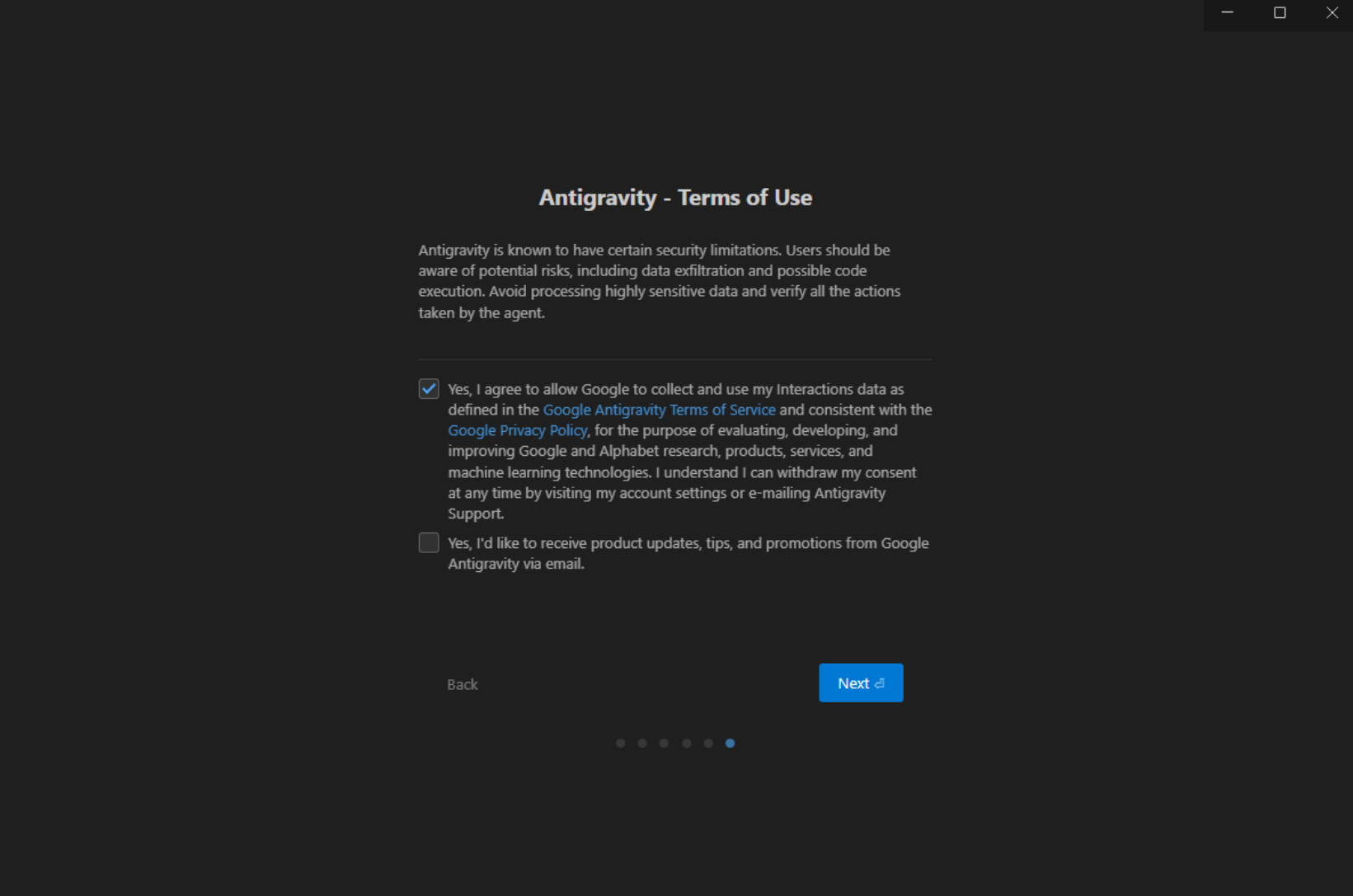 Antigravity - Terms of Use.png