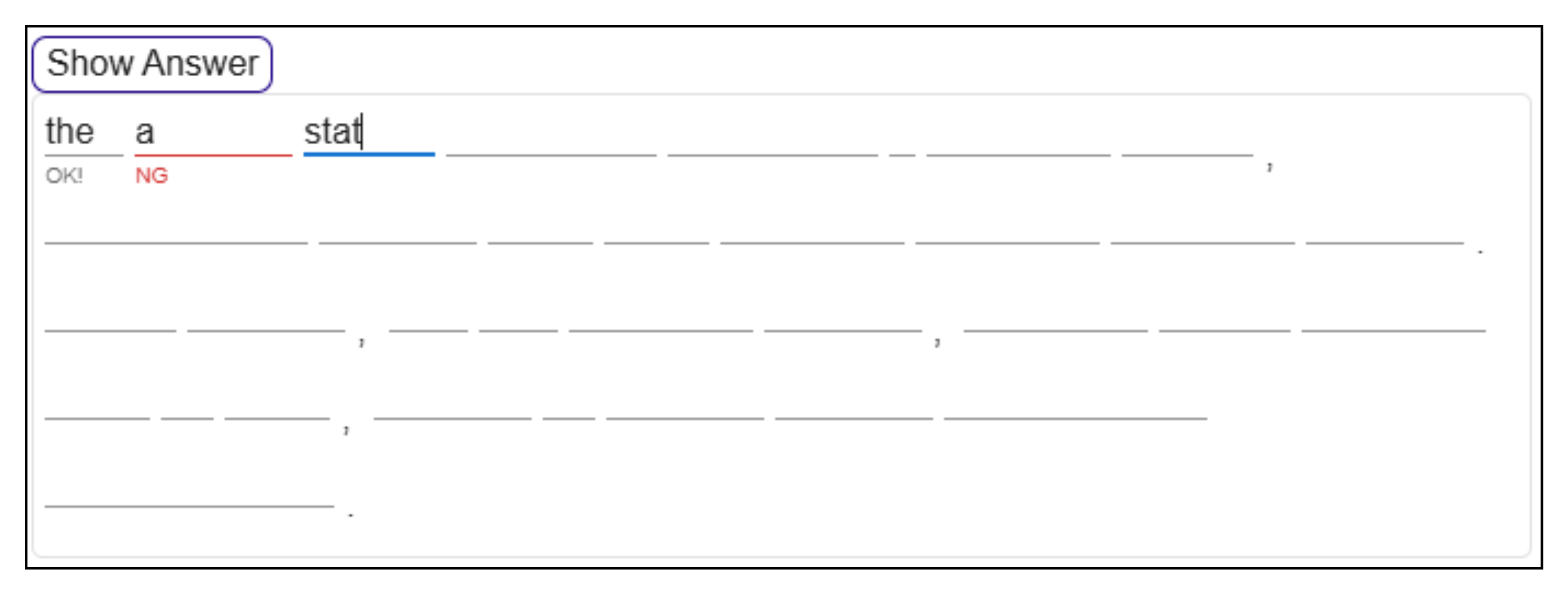回答テキストボックスコンポーネント 回答テキストボックスコンポーネント
