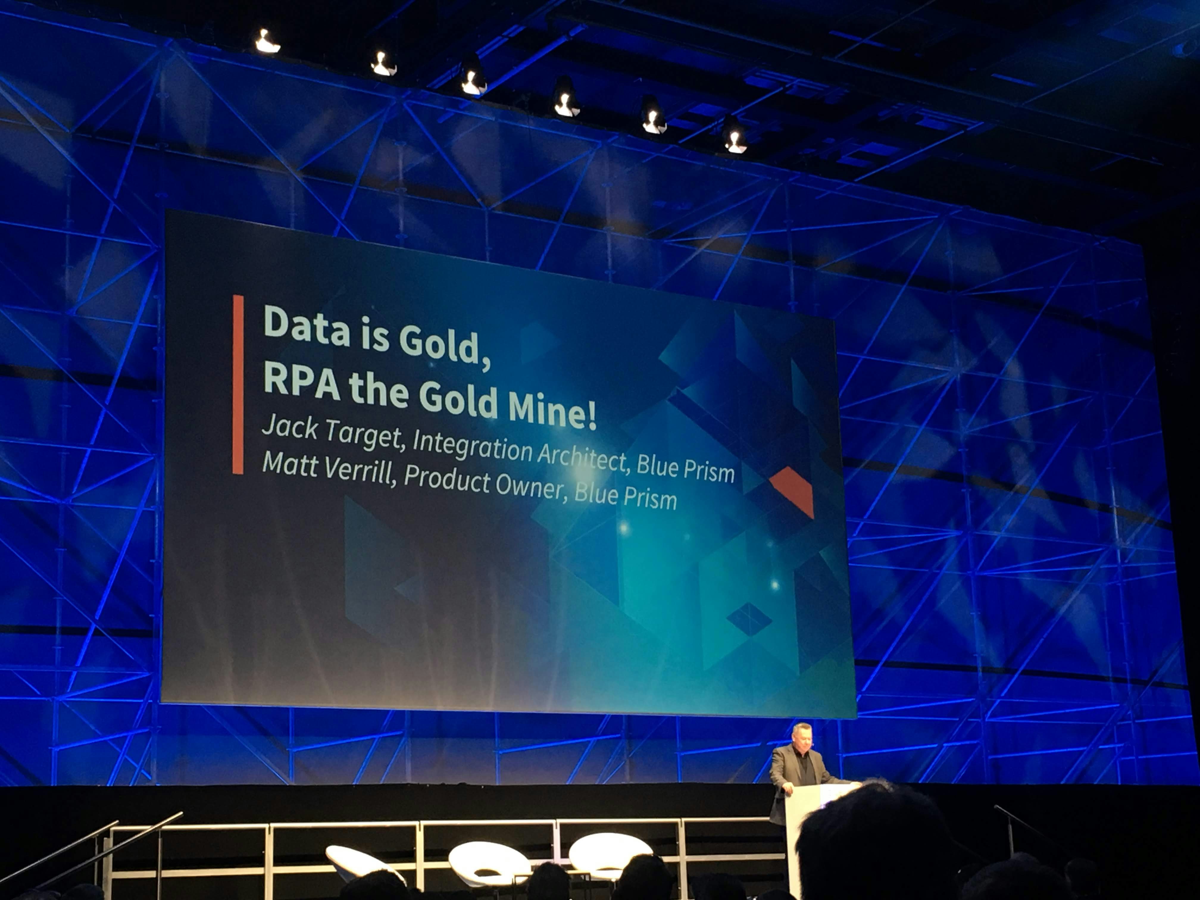 Data is Gold, RPA the Gold Mine!セッション
