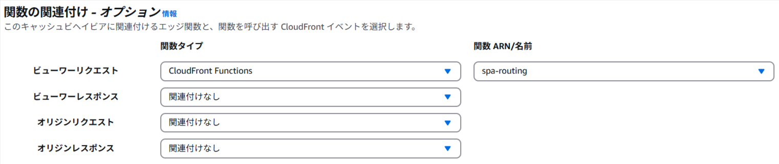 ビヘイビアの関数の関連付け
