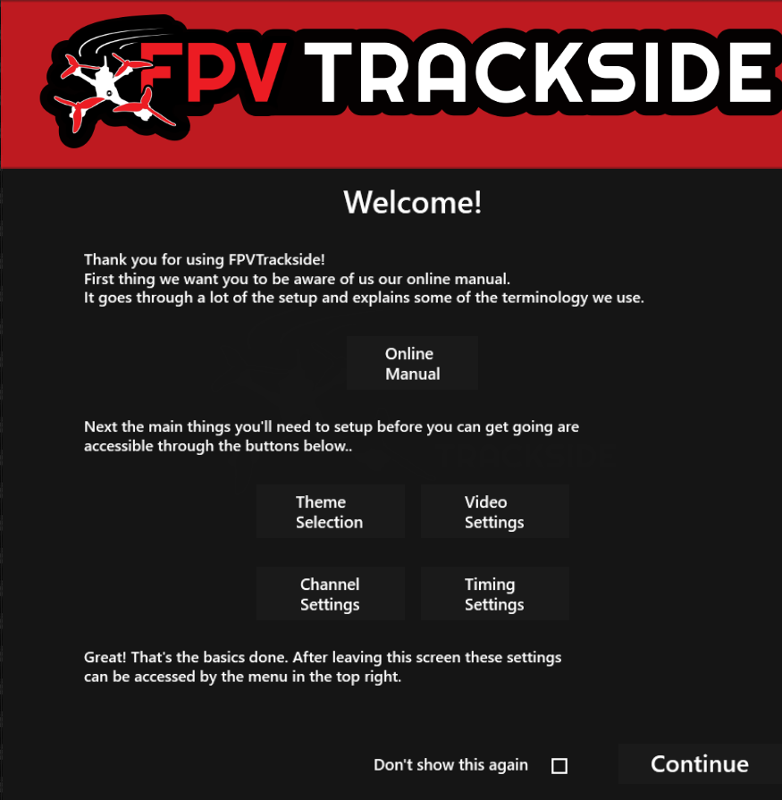 FPVTrackside startup