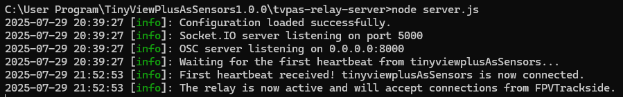 Marker detection start