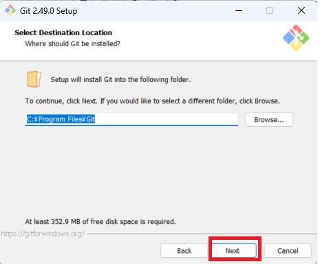 インストール手順2