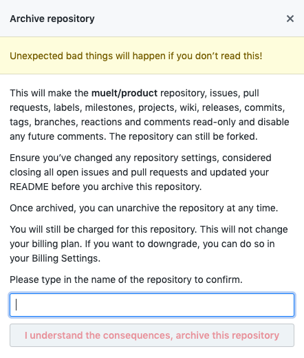 Archive This Repository