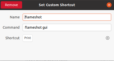 add flameshot shortcut