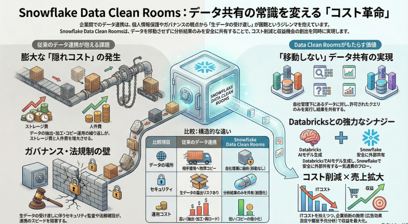 データ共有のコスト革命:Snowflake Data Clean Roomsのビジネス価値.png