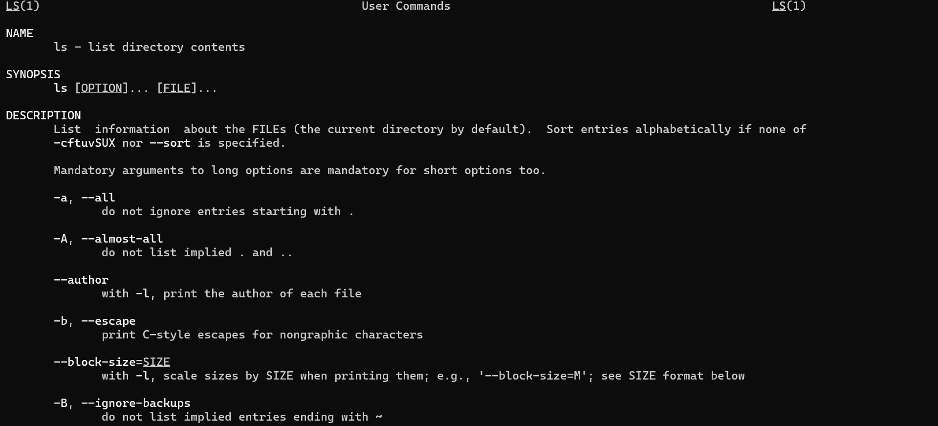 manコマンド実行結果