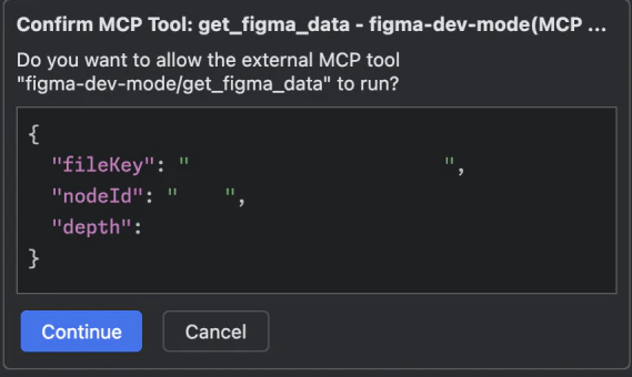 Android StudioのCopilot ChatでMCPアクセス許可を求められる様子