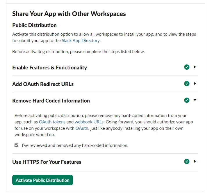 Distributionの設定画面 Distribution