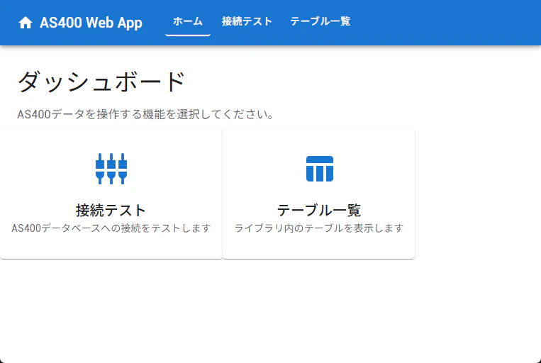 テンプレートの初期画面