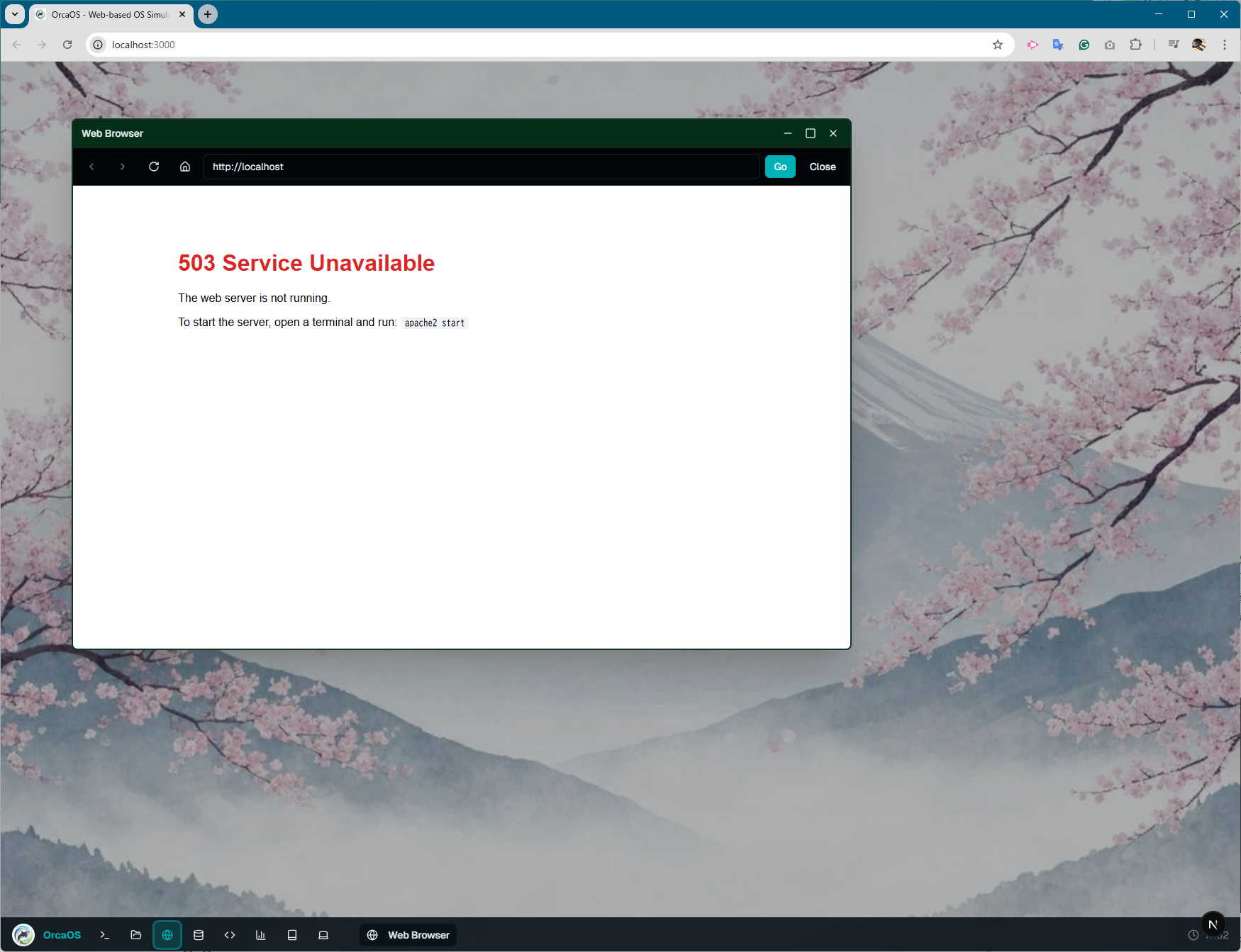 webブラウザでHTMLファイルを表示