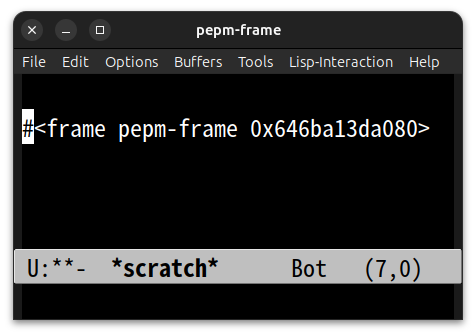 make-frame 1回目 pepm-frame,scratch, with #<frame pepm-frame 0x646ba13da080>
