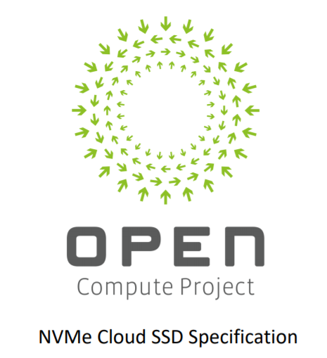 OCP Cloud SSD Specificationの表紙