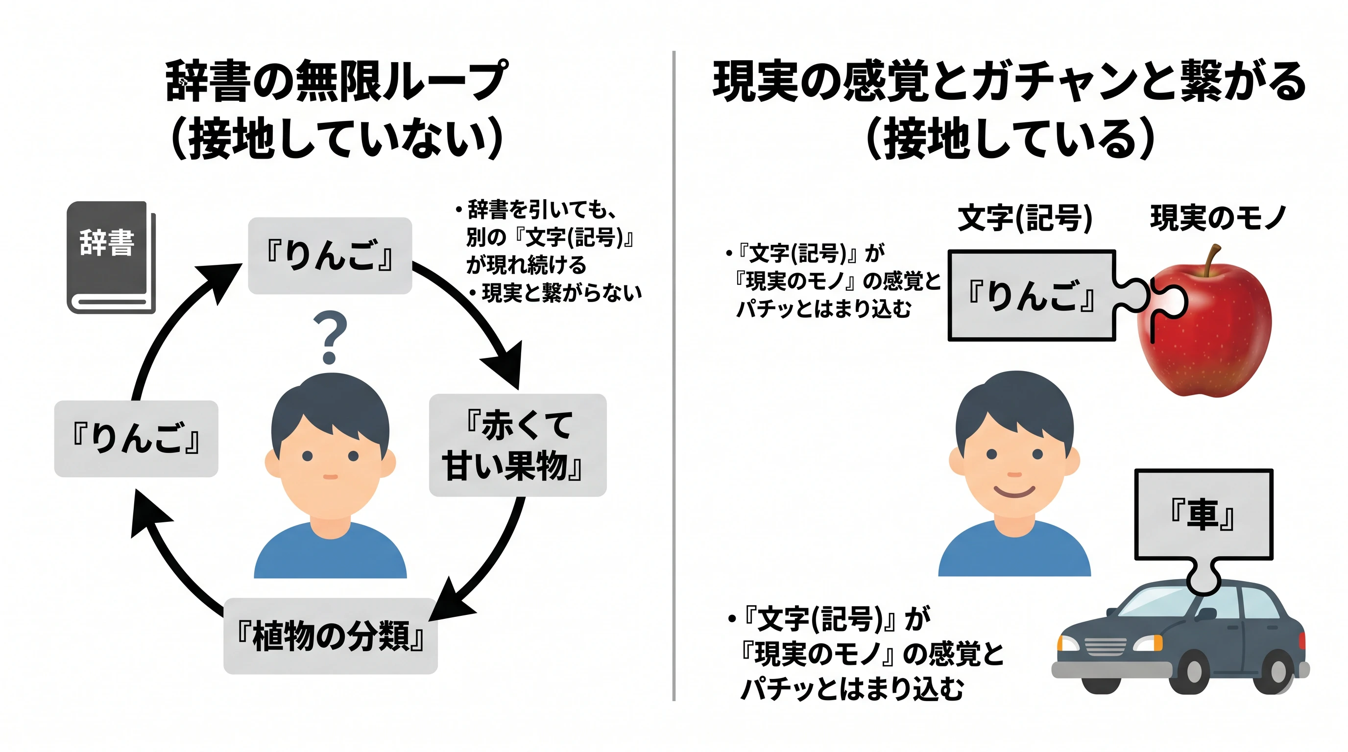 記号接地の図解