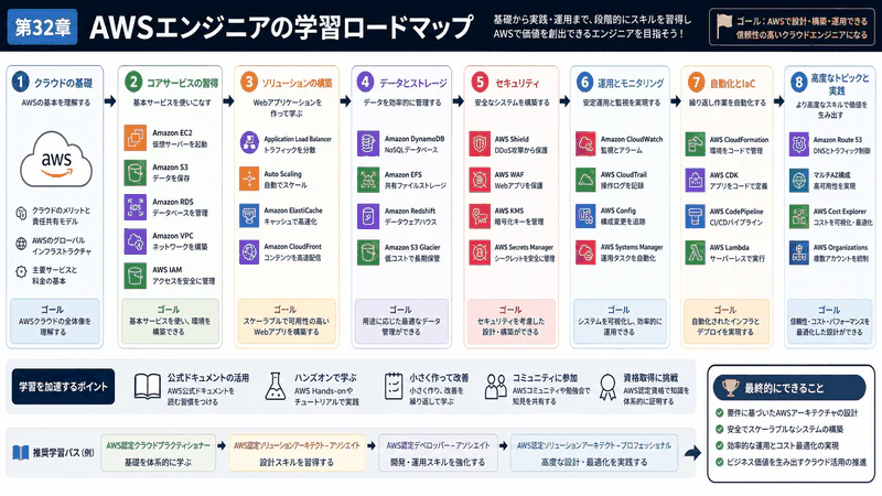 第32章 AWSエンジニアの学習ロードマップ