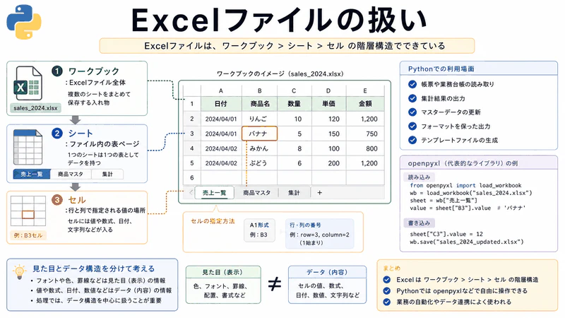 図126 Excelファイルの扱い