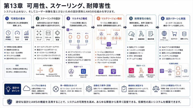 第13章 可用性、スケーリング、耐障害性