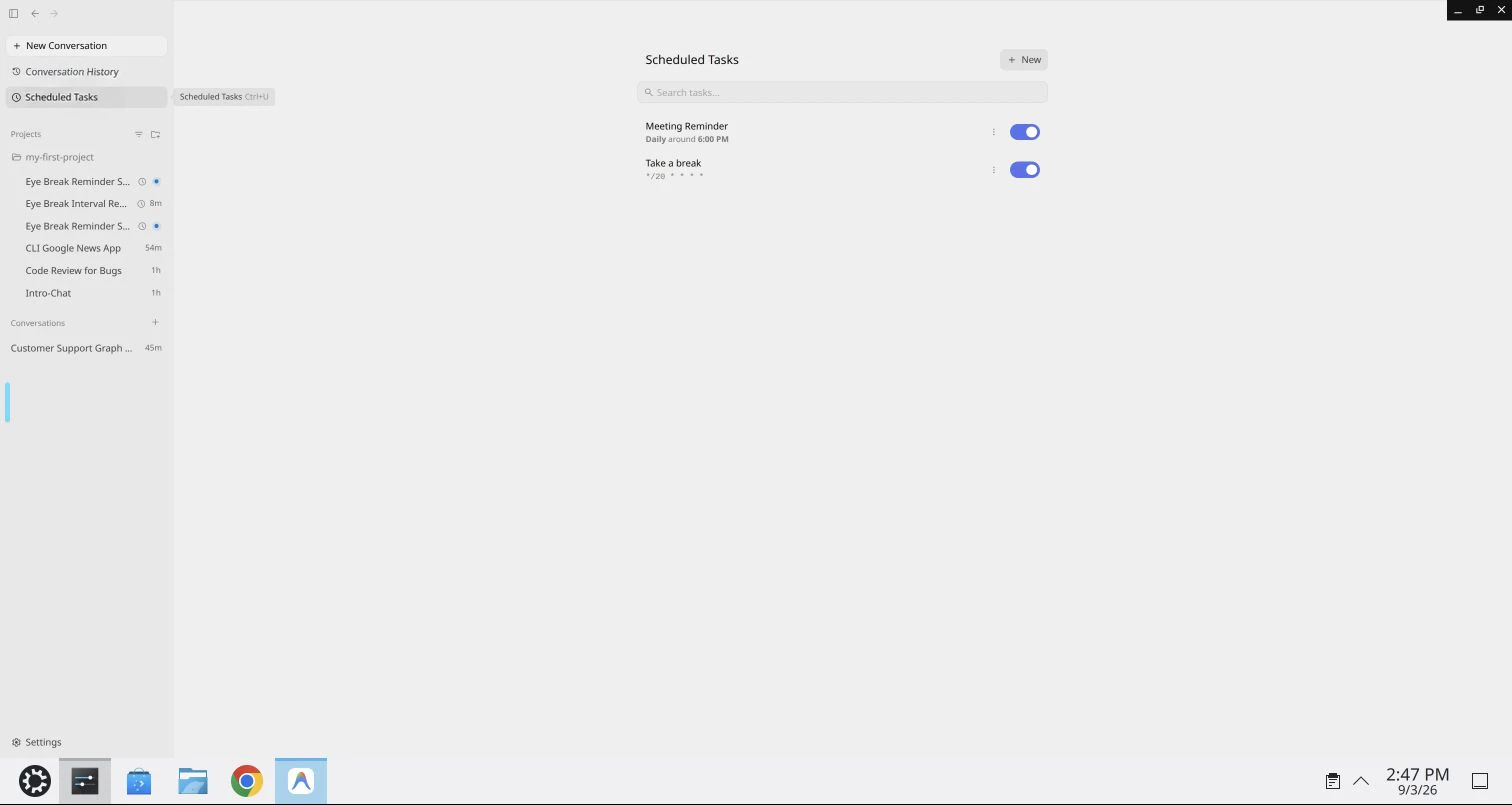 Scheduled Taskの管理