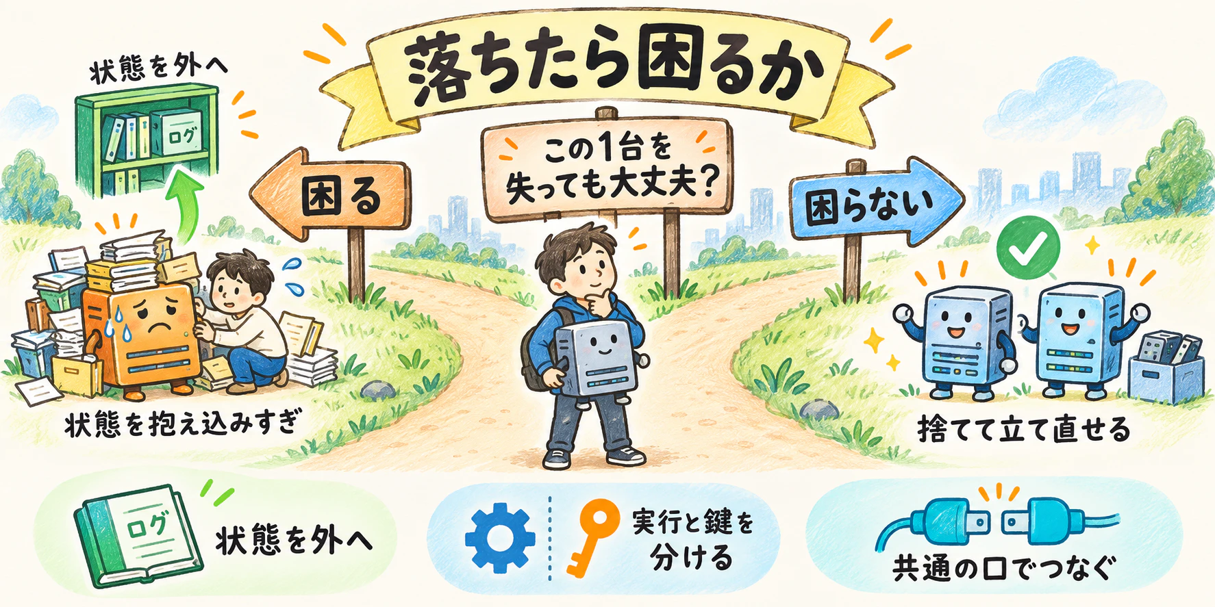 落ちたら困るか
