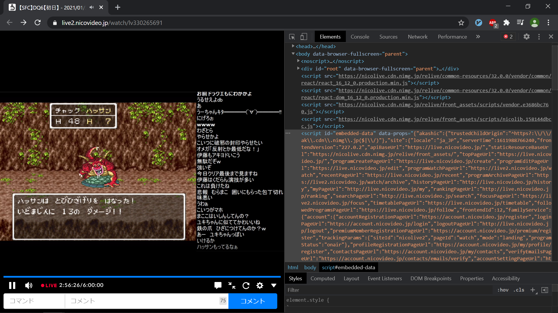 ニコニコ生放送のコメントを取得して色々するための第一歩 Laptrinhx ニコニコ生放送のコメントを取得して色々するための第一歩 Laptrinhx