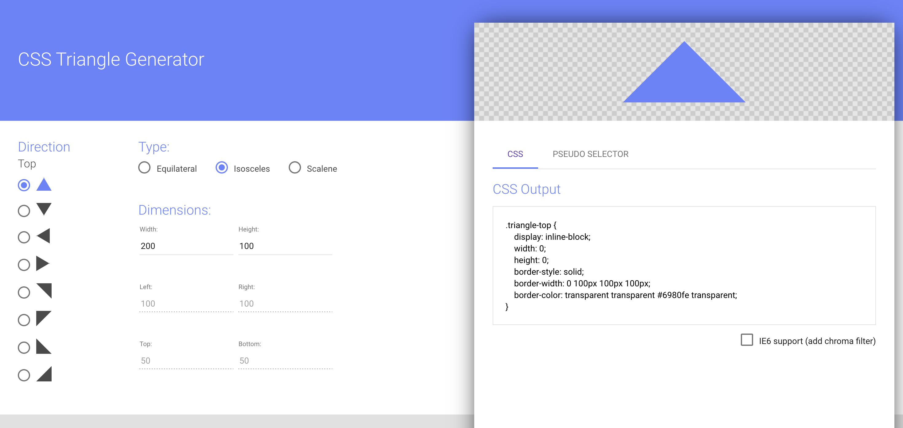 Cssで三角形をサクッと作れるジェネレーターまとめ Qiita Cssで三角形をサクッと作れるジェネレーターまとめ Qiita