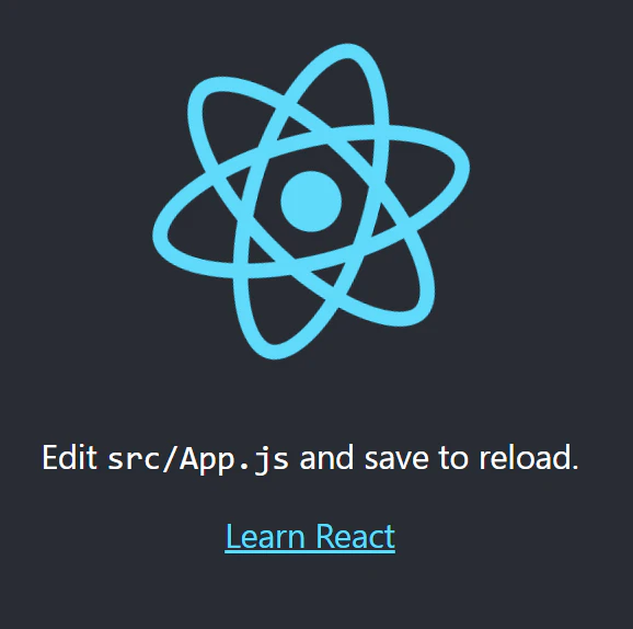 Reactのデフォルト画面.PNG
