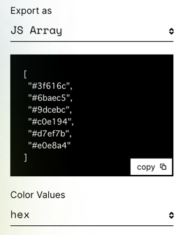 1個目：JavaScriptの配列・16進数