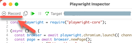 手動操作で Codegen