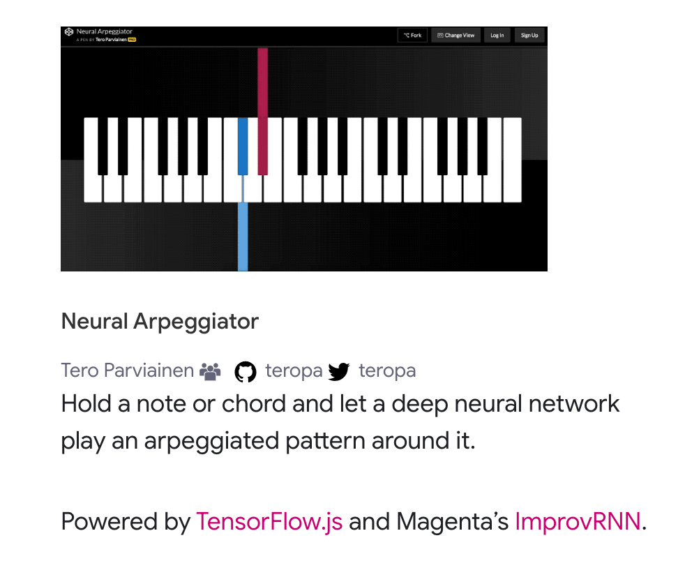 Neural Arpeggiator