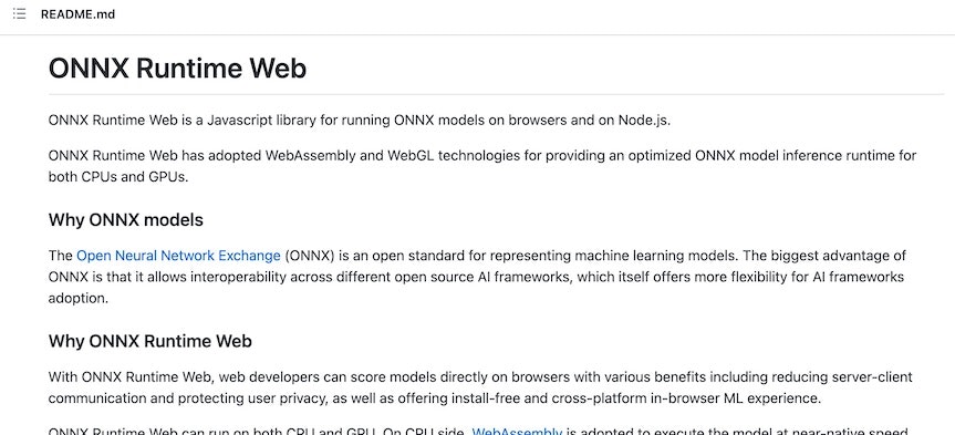 ONNX Runtime Web