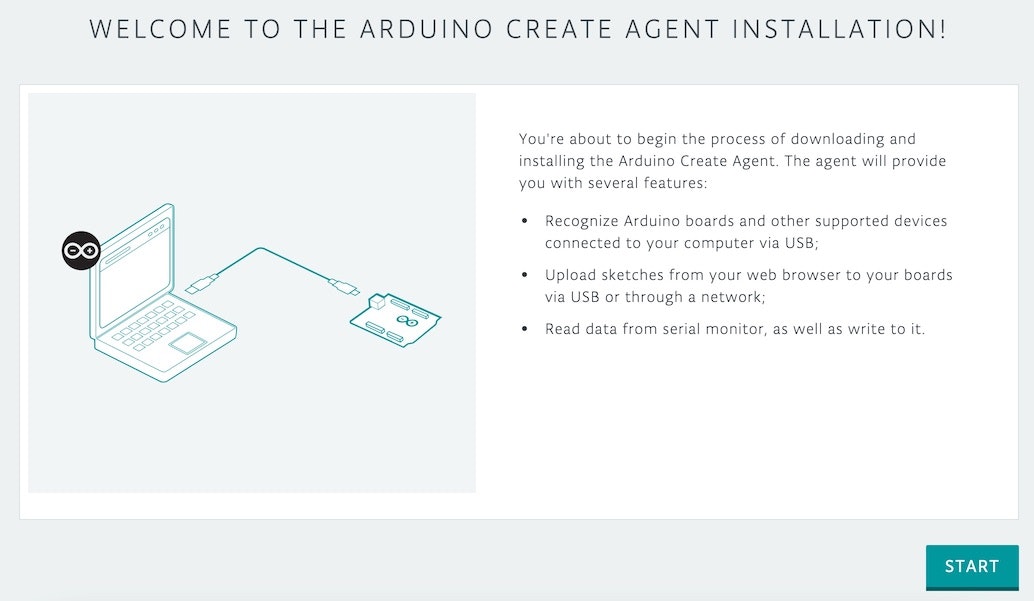 WELCOME TO THE ARDUINO CREATE AGENT INSTALLATION!