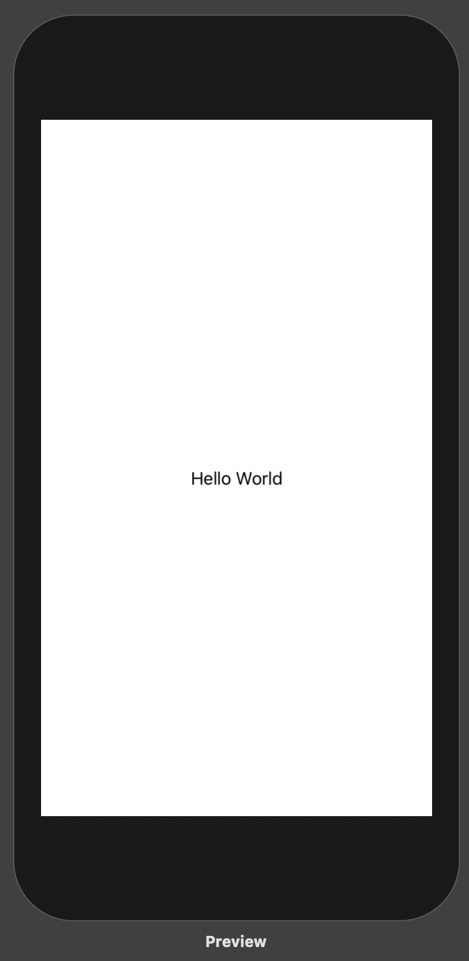 SwiftUI Hello World