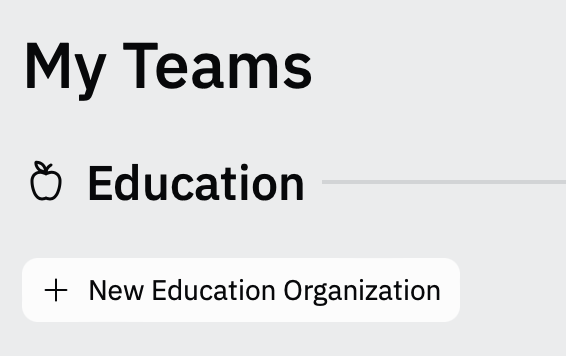 My Teams / Education