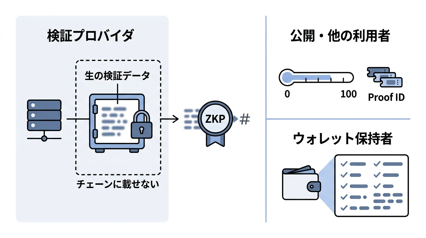 PDVと結果の見え方(生データ・要約・保持者)