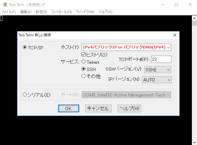 Tera Term で Ec2 へ Ssh 接続する Qiita