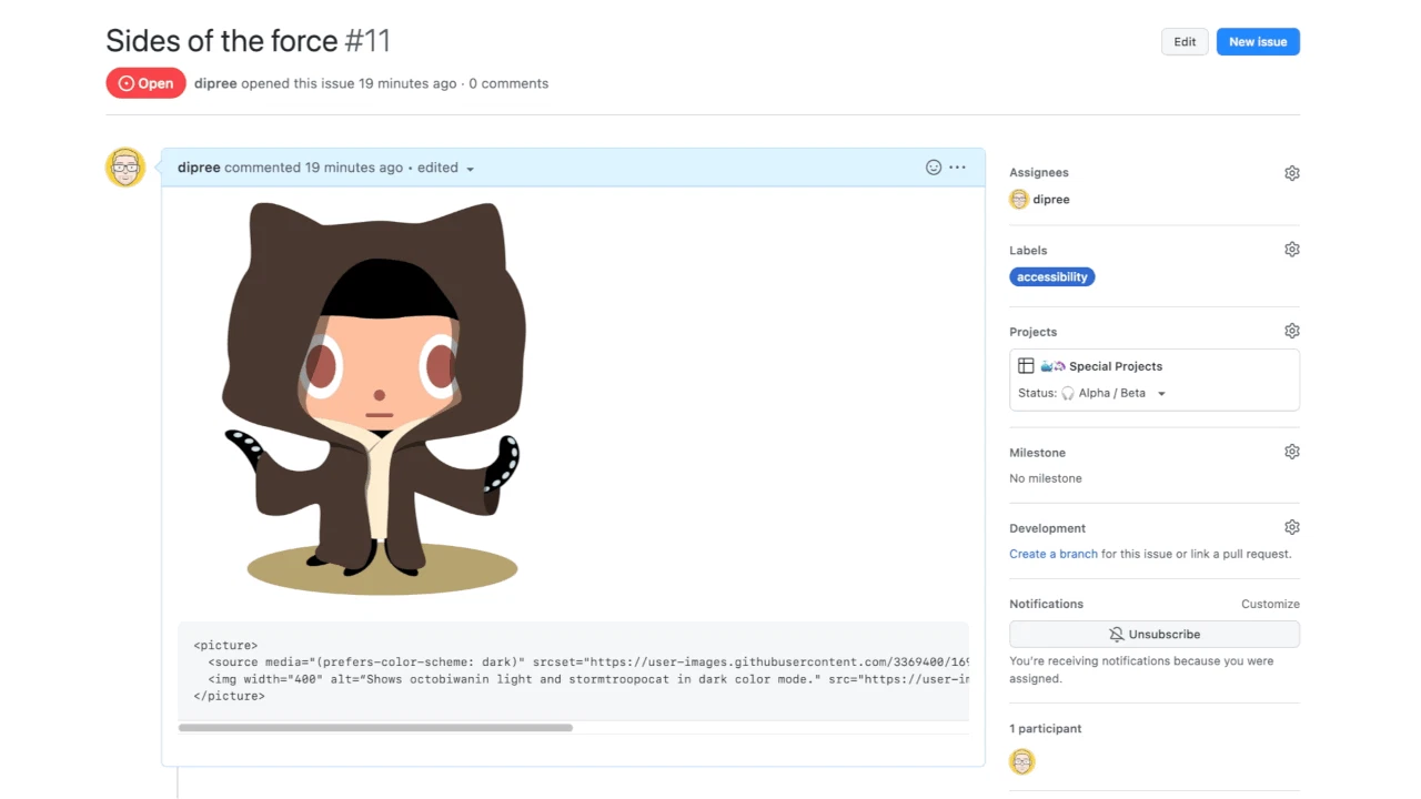 Specify theme context for images in Markdown (Beta) | GitHub Changelog Specify theme context for images in Markdown (Beta) | GitHub Changelog