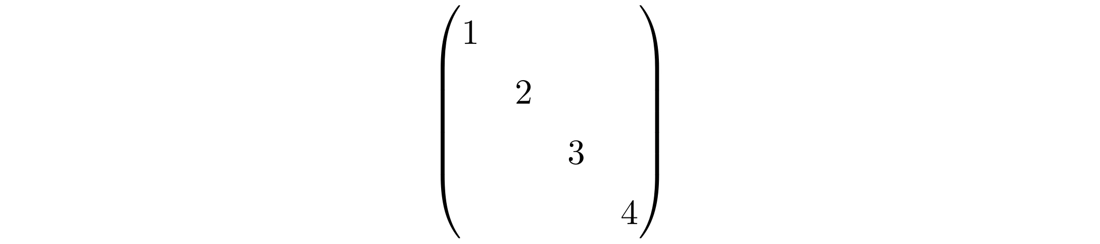 with empty option by diagmat module