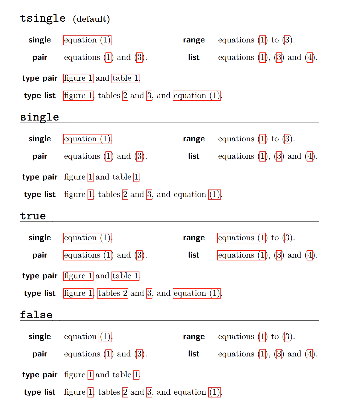 nameinlink の値による違い difference of link style by nameinlink