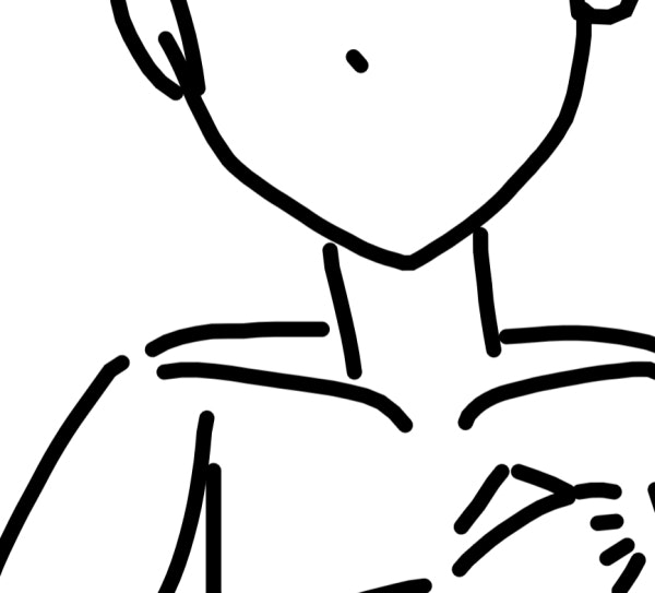 キャンバスAPIのソリッドな線