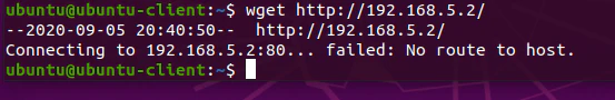 この時点ではIPsec-VPN越しサーバーのwgetは不可